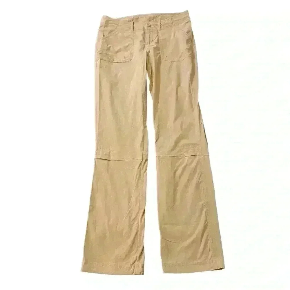 Columbia Women Jeans Pants Khaki/light tan Color Pockets Straight Legs 6